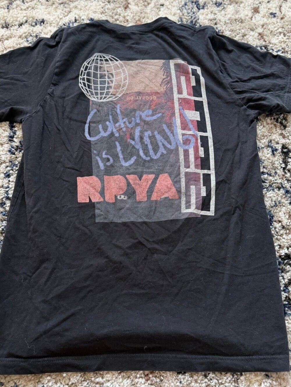Bella Canvas Jesus Is Better Black Graphic Tee Back Print M